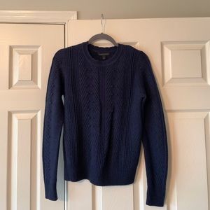 Banana Republic Navy Cable-knit Sweater